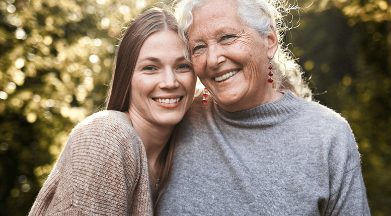 Granddaughter with Grandmother